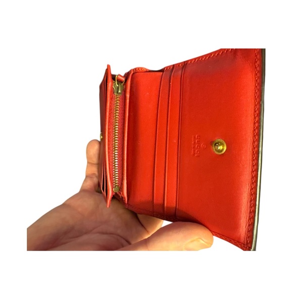 AUTHENTIC Gucci GG Supreme Cherry Card Case Wallet - FULL SET - Pristine! - Picture 6 of 13